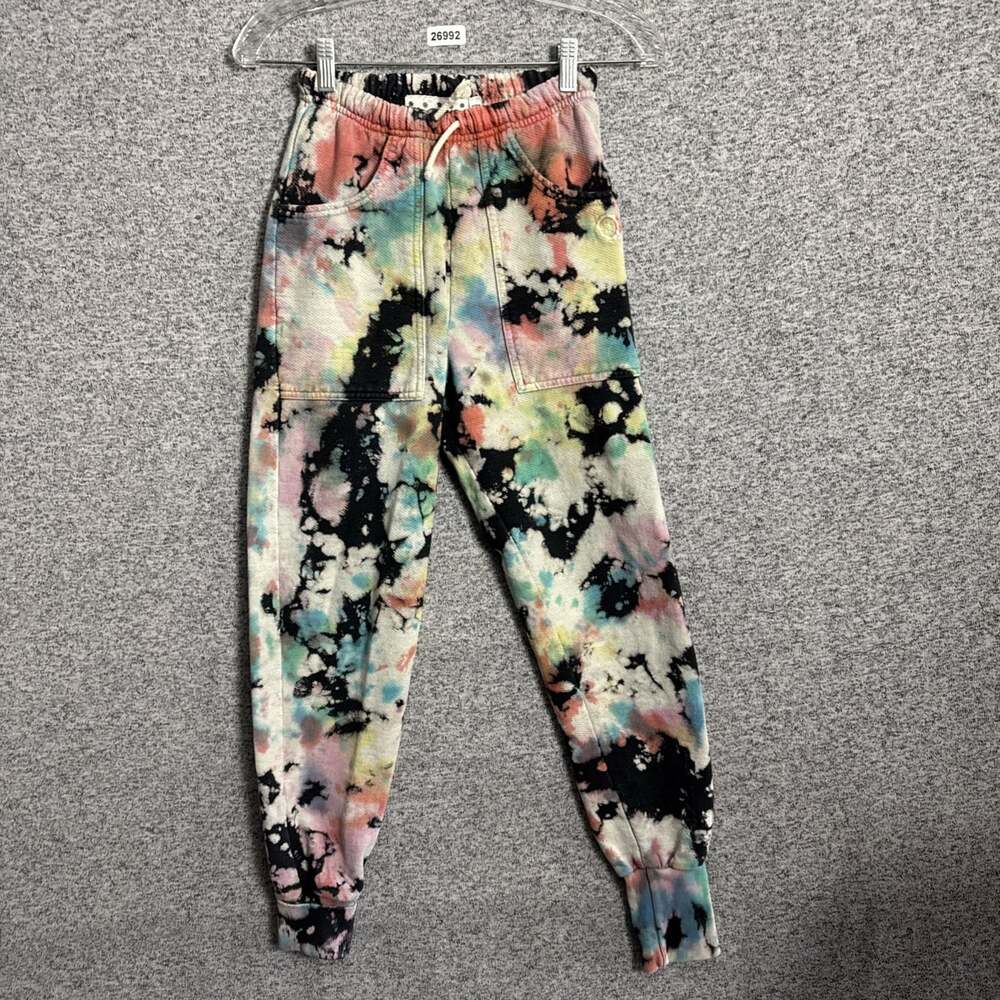 Big Bud Press Women's XXS Tie Dye High Waisted Magic Waters Sweatpants